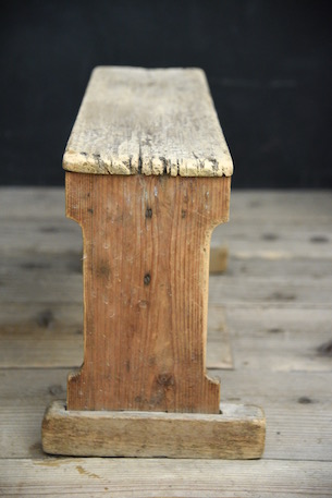 アンティーク　木製　スツール　花台　ステップ　フレンチ