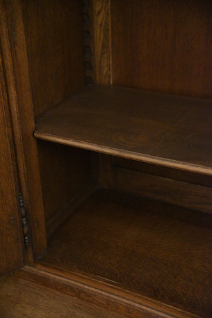 アンティーク　フレンチ　ガラス　キャビネット　ディスプレイキャビネット