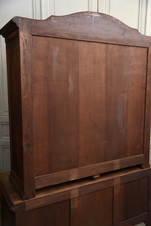 アンティーク　フレンチ　ガラス　キャビネット　ディスプレイキャビネット