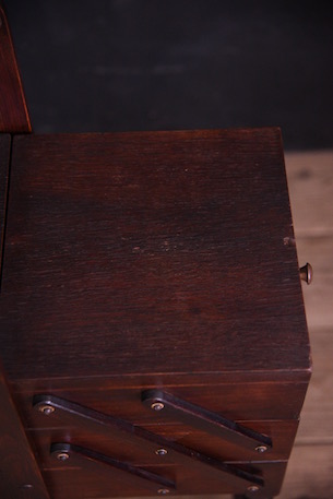 アンティーク　ソーイングボックス　裁縫箱　フレンチ