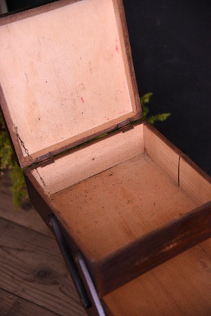 アンティーク　ソーイングボックス　裁縫箱　フレンチ