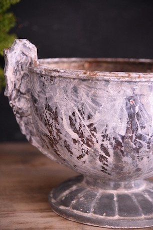 アンティーク　アイアン　ポット　ガーデニング　フレンチ