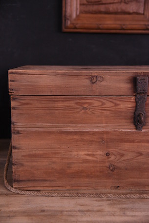 アンティーク　木製　ボックス　木箱　トランク