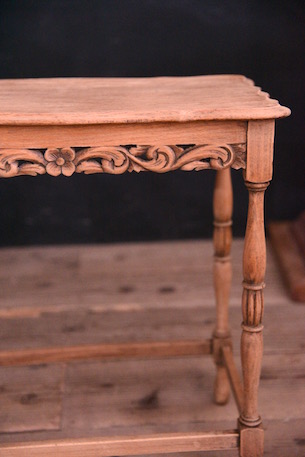 アンティーク　剥離　サイドテーブル　フレンチ　飾り台