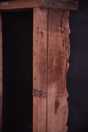 アンティーク　ウォール　ラック　フレンチ　無垢　木製