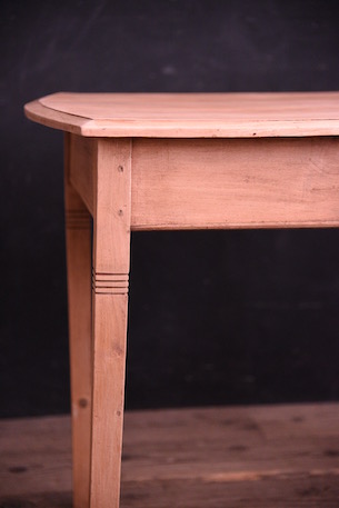 アンティーク　木製　テーブル　フレンチ　剥離　ダイニング