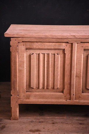 アンティーク　フレンチ　木製　ボックス　トランク　サイドテーブル