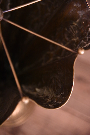 アンティーク　真鍮　アンブレラスタンド　傘立て　フレンチ　ブラス