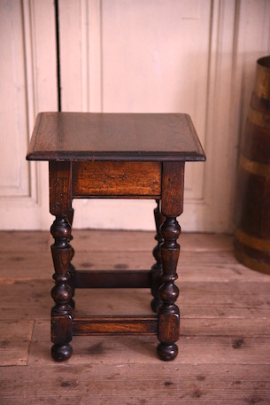 アンティーク　木製　サイドテーブル　フレンチ　イギリス