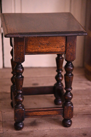 アンティーク　木製　サイドテーブル　フレンチ　イギリス