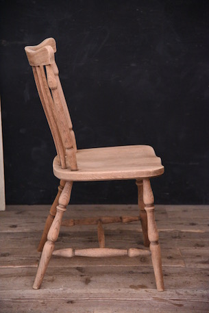 アンティーク　ダイニング　チェア　フレンチ　剥離　木製　椅子　１