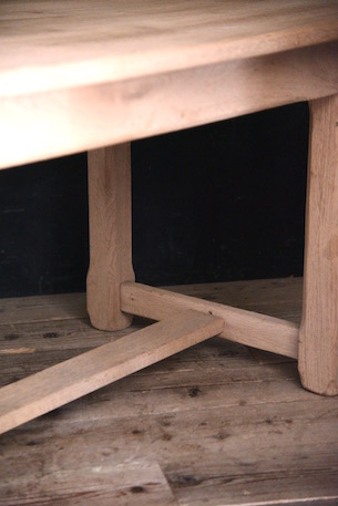 アンティーク　剥離　ダイニングテーブル　飾り台　フレンチ　ファームテーブル