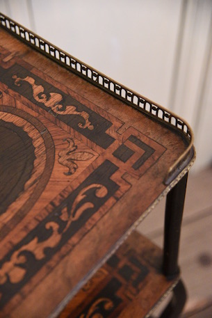 アンティーク　ナポレオン　ベッドサイド　テーブル　フレンチ