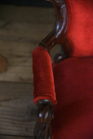 アンティーク　ソファ　ドール　フレンチ　人形　セティ　ペット