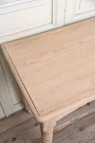 アンティーク　テーブル　デスク　フレンチ　木製　剥離