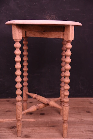 アンティーク　木製　折りたたみ　テーブル　ラウンド　サイドテーブル
