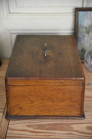 アンティーク　木箱　ボックス　フレンチ