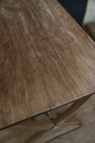 アンティーク　サイドテーブル　コーヒーテーブル　剥離　フレンチ