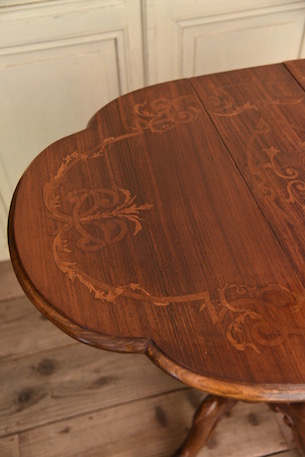 アンティーク　ドロップリーフテーブル　デスク　ワインテーブル　サイドテーブル