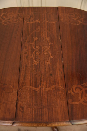 アンティーク　ドロップリーフテーブル　デスク　ワインテーブル　サイドテーブル