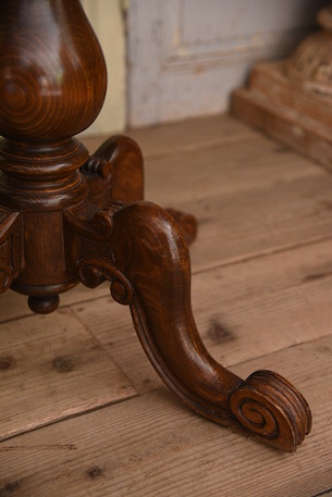 アンティーク　ドロップリーフテーブル　デスク　ワインテーブル　サイドテーブル