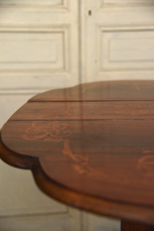 アンティーク　ドロップリーフテーブル　デスク　ワインテーブル　サイドテーブル