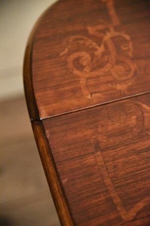 アンティーク　ドロップリーフテーブル　デスク　ワインテーブル　サイドテーブル