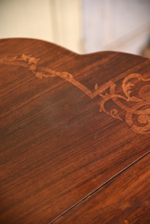 アンティーク　ドロップリーフテーブル　デスク　ワインテーブル　サイドテーブル