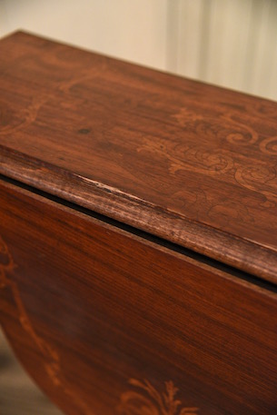 アンティーク　ドロップリーフテーブル　デスク　ワインテーブル　サイドテーブル