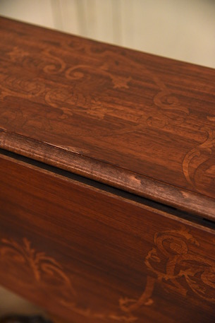 アンティーク　ドロップリーフテーブル　デスク　ワインテーブル　サイドテーブル