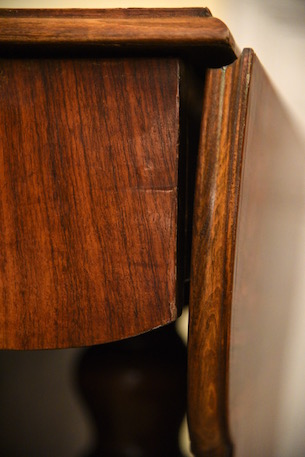 アンティーク　ドロップリーフテーブル　デスク　ワインテーブル　サイドテーブル