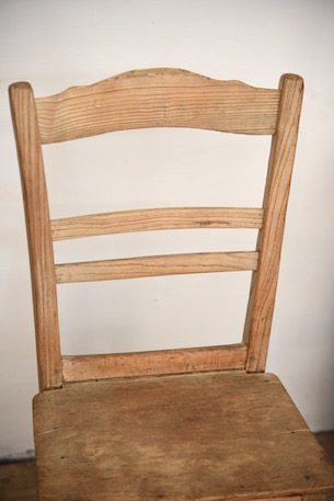 アンティーク　チェア　古い椅子　チャーチチェア　キッズチェア　腰掛け　フレンチ