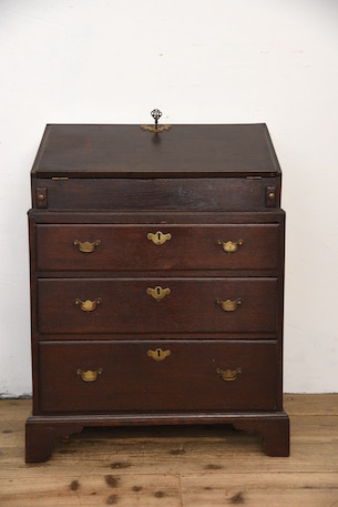 アンティーク　ライティングビューロー　イギリス　フレンチ　チェスト
