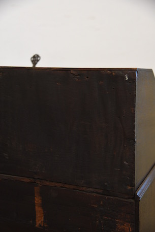 アンティーク　ライティングビューロー　イギリス　フレンチ　チェスト