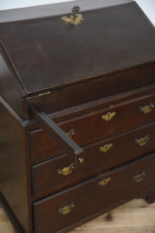 アンティーク　ライティングビューロー　イギリス　フレンチ　チェスト