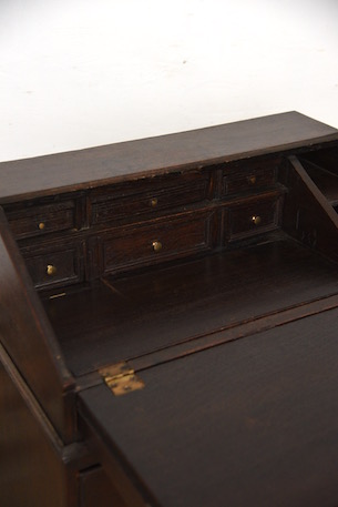 アンティーク　ライティングビューロー　イギリス　フレンチ　チェスト