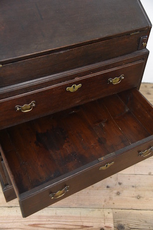 アンティーク　ライティングビューロー　イギリス　フレンチ　チェスト