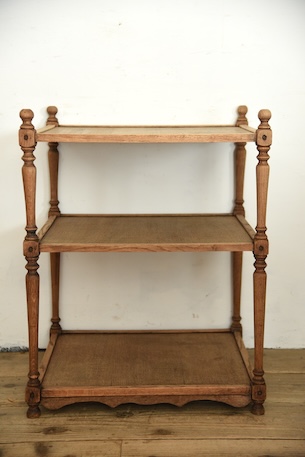 アンティーク　サイドテーブル　剥離　ティートレイ　ディスプレイ台　フレンチ