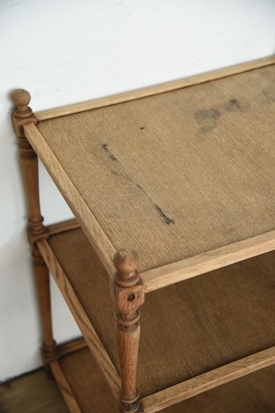 アンティーク　サイドテーブル　剥離　ティートレイ　ディスプレイ台　フレンチ