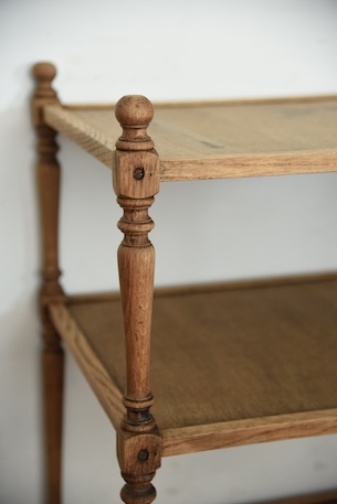 アンティーク　サイドテーブル　剥離　ティートレイ　ディスプレイ台　フレンチ