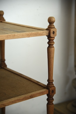 アンティーク　サイドテーブル　剥離　ティートレイ　ディスプレイ台　フレンチ