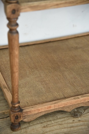 アンティーク　サイドテーブル　剥離　ティートレイ　ディスプレイ台　フレンチ