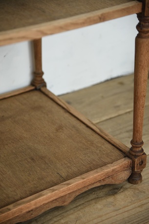 アンティーク　サイドテーブル　剥離　ティートレイ　ディスプレイ台　フレンチ