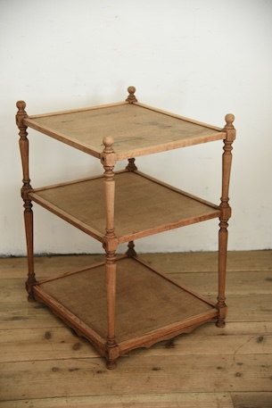 アンティーク　サイドテーブル　剥離　ティートレイ　ディスプレイ台　フレンチ