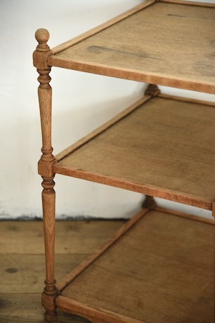 アンティーク　サイドテーブル　剥離　ティートレイ　ディスプレイ台　フレンチ