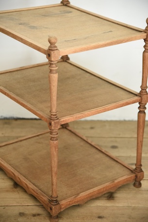 アンティーク　サイドテーブル　剥離　ティートレイ　ディスプレイ台　フレンチ