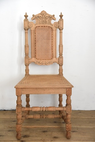 アンティーク　フレンチ　剥離　ダイニングチェア　木製チェア　１