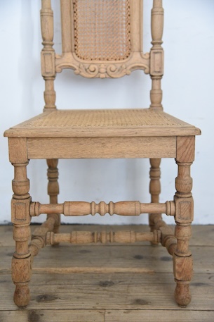 アンティーク　フレンチ　剥離　ダイニングチェア　木製チェア　１