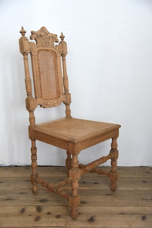 アンティーク　フレンチ　剥離　ダイニングチェア　木製チェア　１