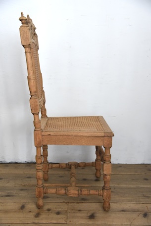 アンティーク　フレンチ　剥離　ダイニングチェア　木製チェア　１